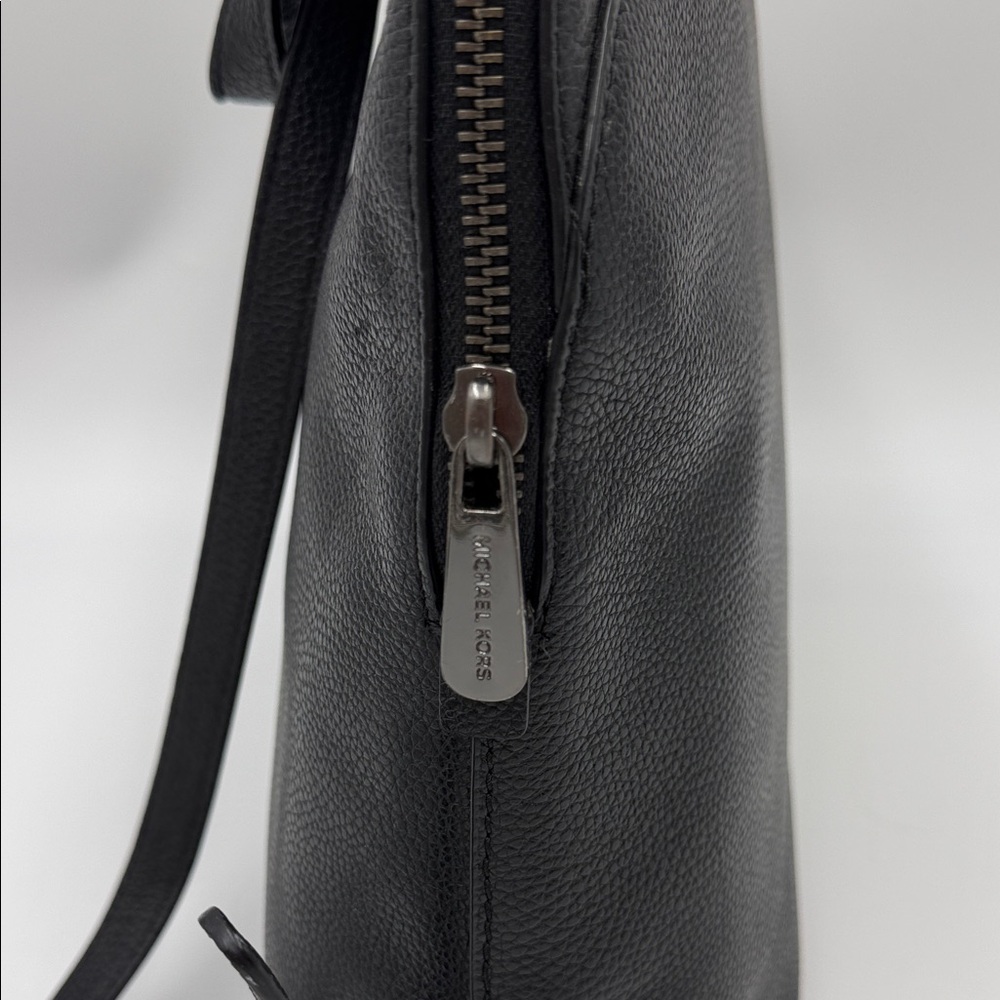 Michael Kors Adele Large Leather Backpack In Midn… - image 4